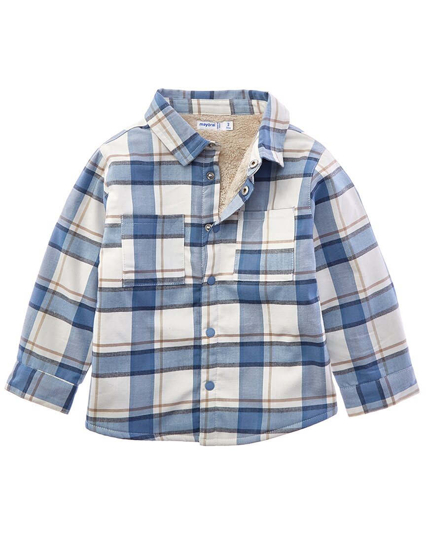 Mayoral Baby Plaid Overshirt