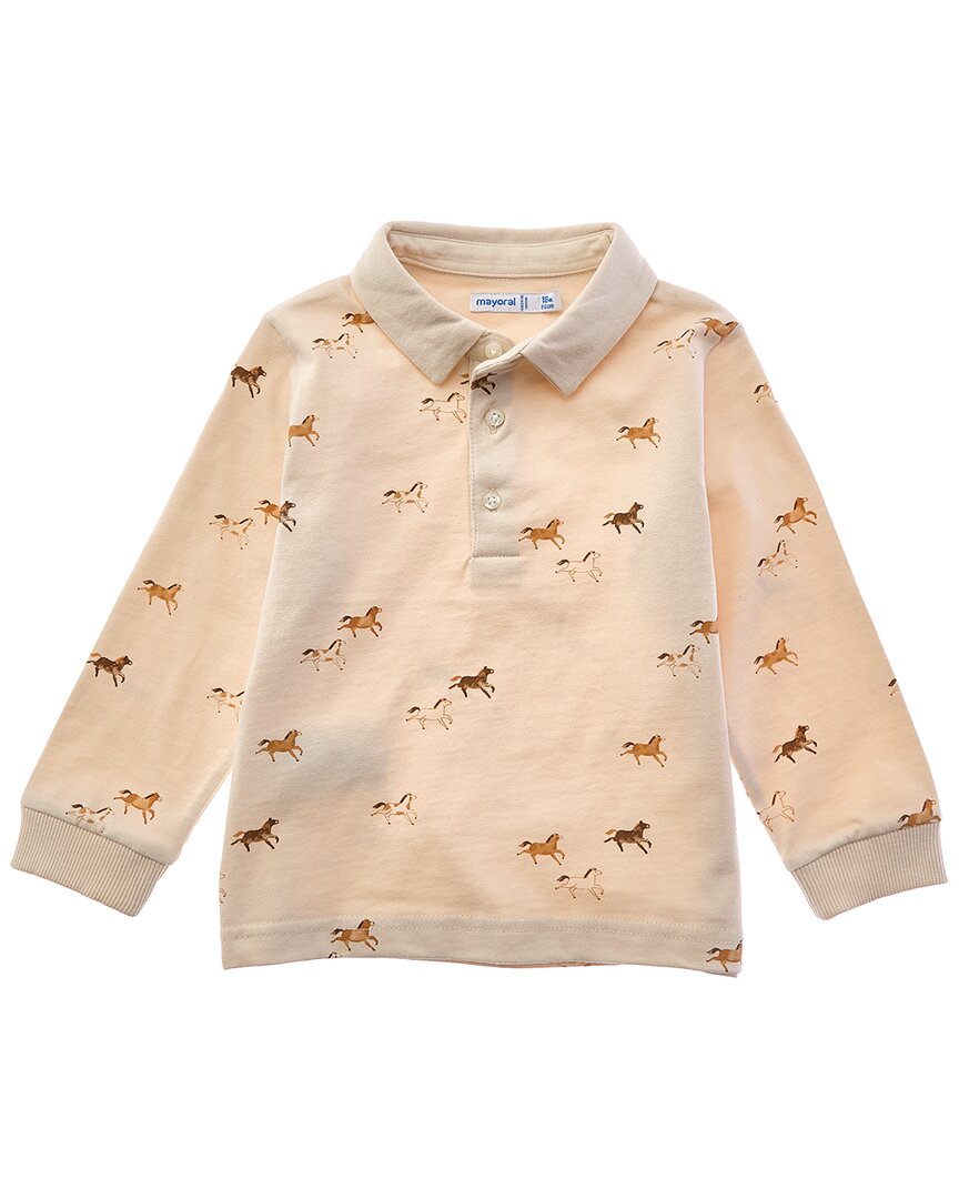 Mayoral Baby Printed Polo Shirt