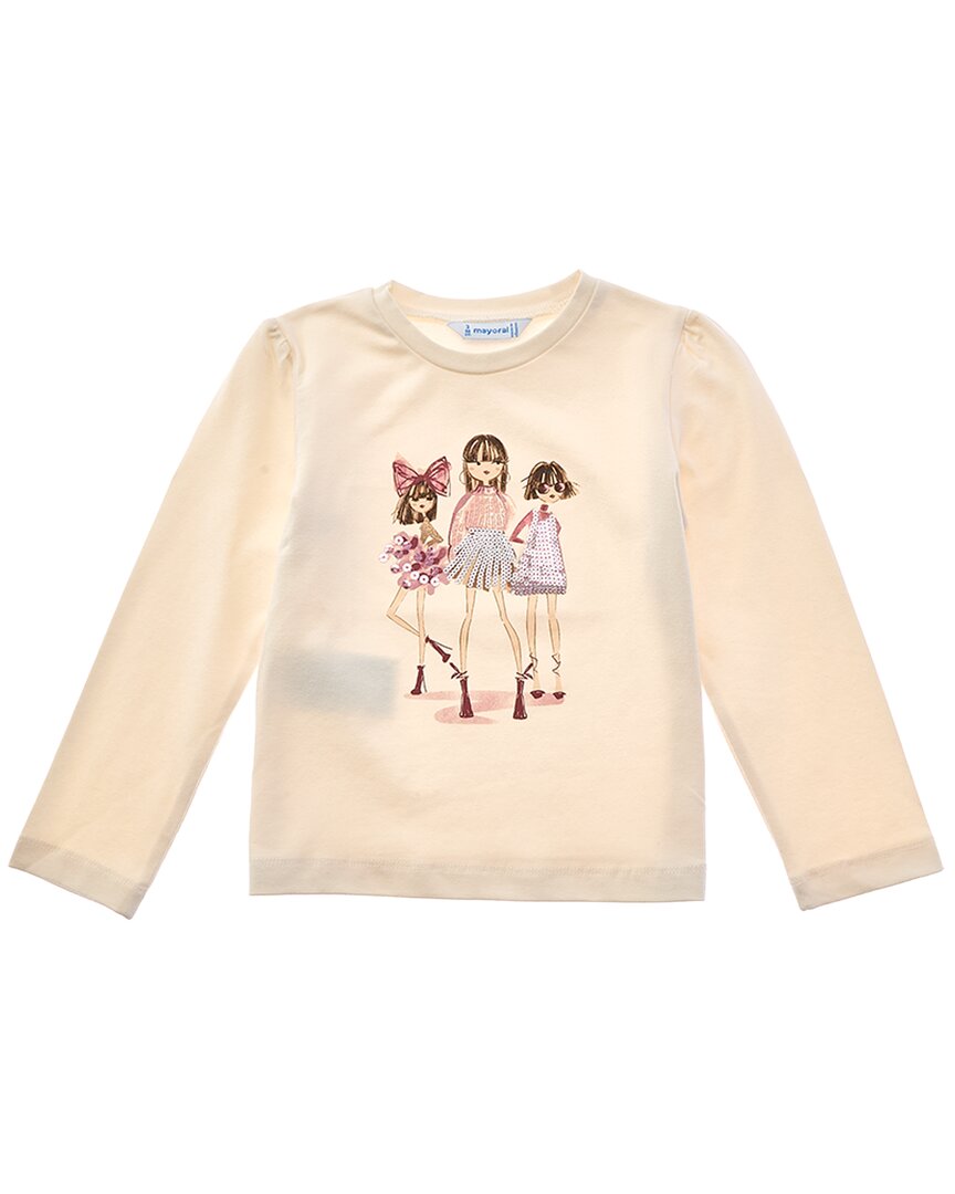 Mayoral Doll Motif Shirt