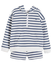 Babycottons 2Pc Striped Sweatshirt & Jogger