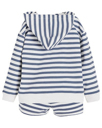 Babycottons 2Pc Striped Sweatshirt & Jogger