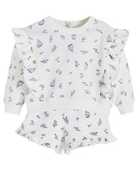 Babycottons 2Pc Printed Sweatshirt & Jogger