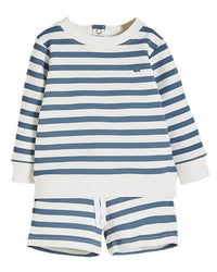Babycottons 2Pc Striped Sweatshirt & Jogger
