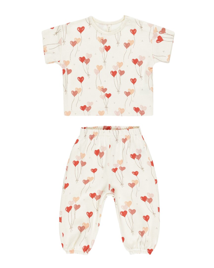 Quincy Mae Jersey T-Shirt & Pant Set
