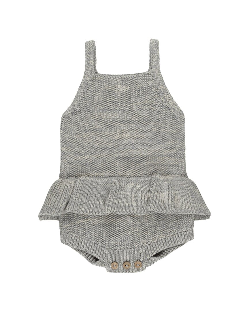 Quincy Mae Knit Ruffle Romper