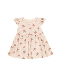 Quincy Mae Flutter Sleeve Dress