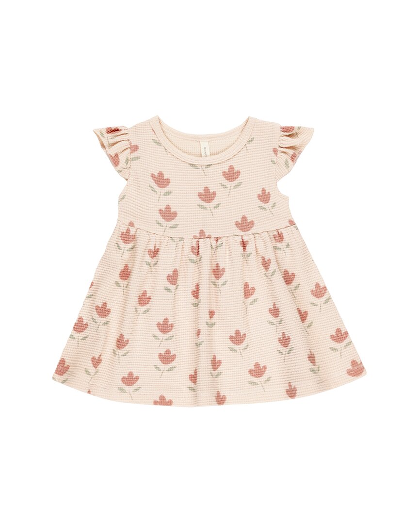 Quincy Mae Flutter Sleeve Dress