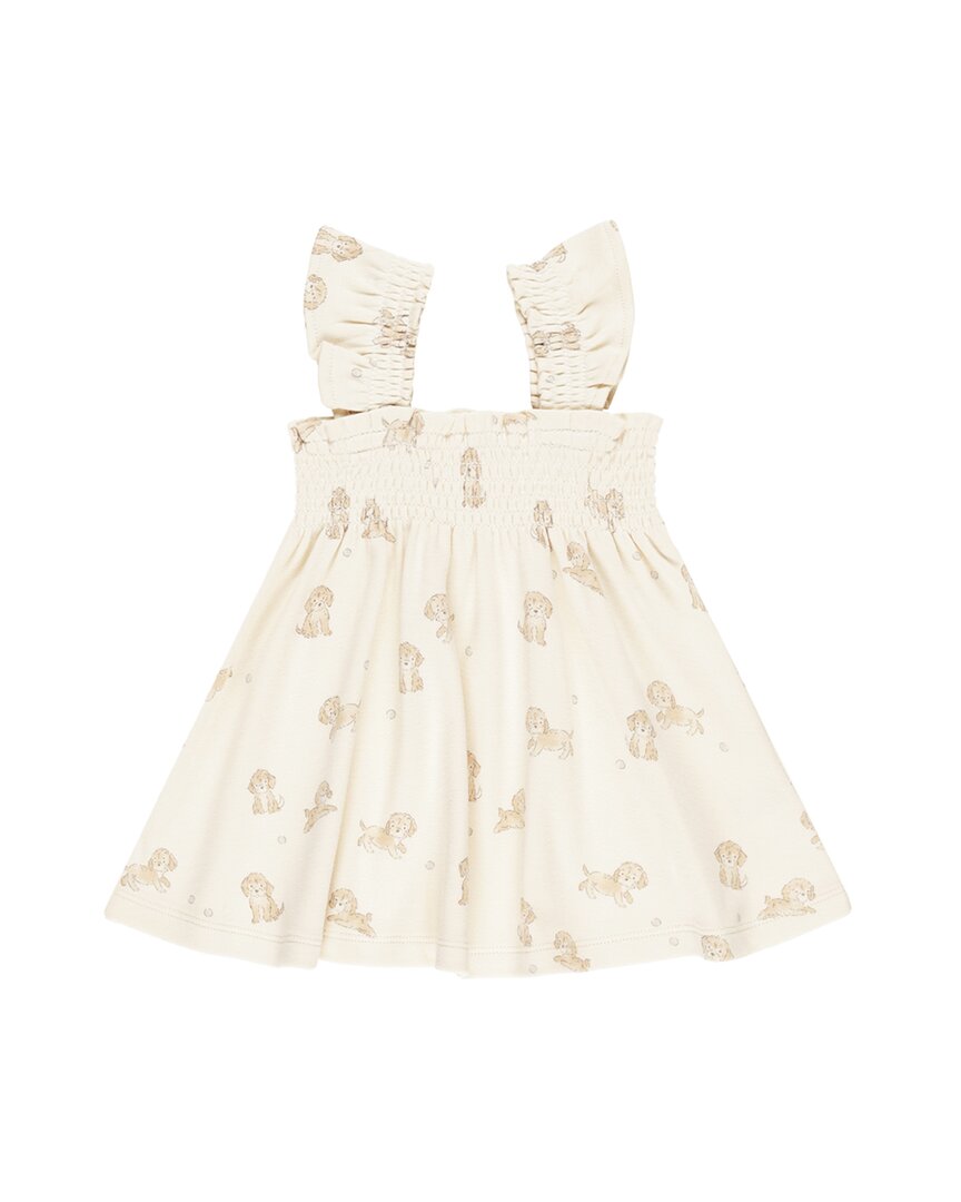 Quincy Mae Smocked Jersey Dress