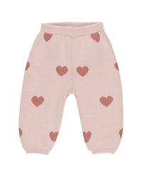 Quincy Mae Heart Knit Pant