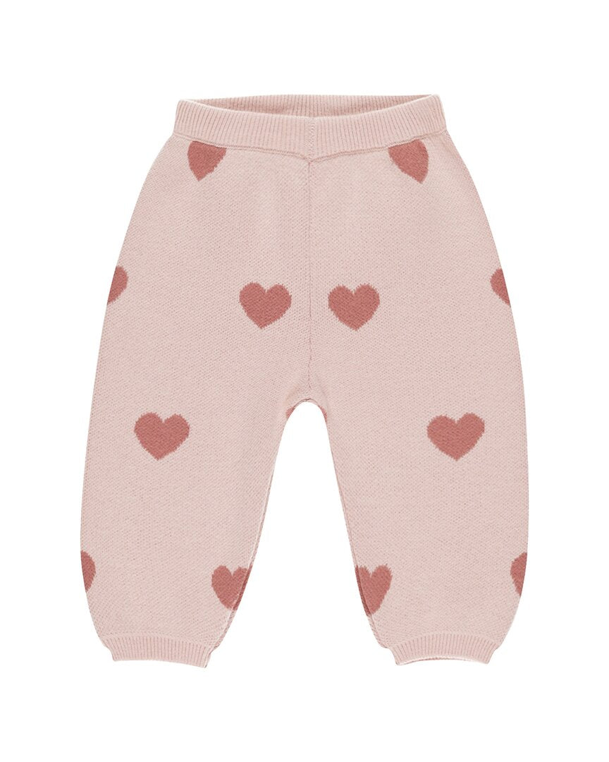 Quincy Mae Heart Knit Pant