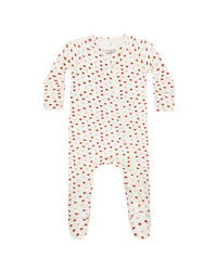 Quincy Mae Bamboo Zip Footie