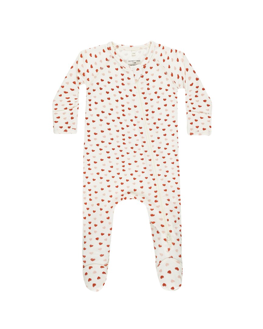 Quincy Mae Bamboo Zip Footie