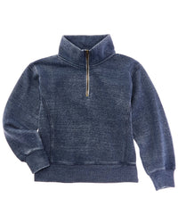 Vintage Havana Burnout 1/4-Zip Pullover
