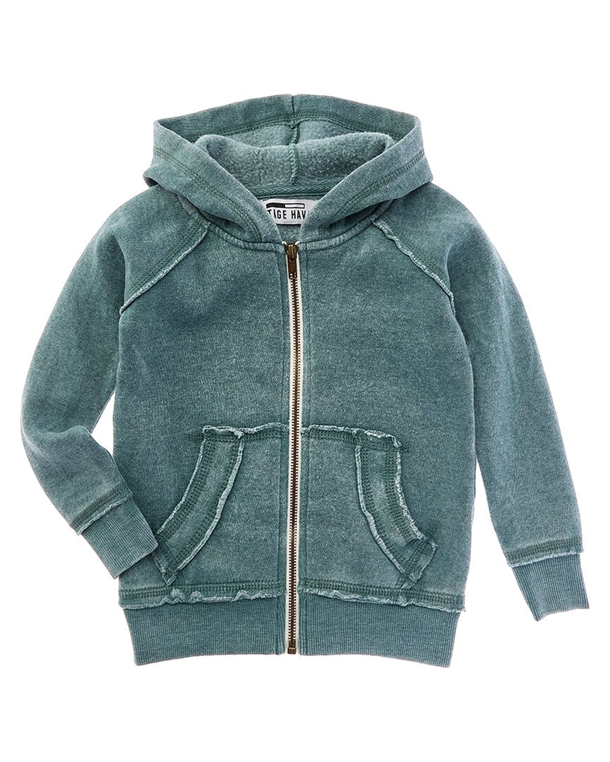Vintage Havana New Burnout Full Zip Hoodie