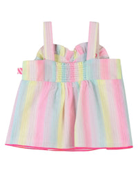 Billieblush 2Pc Stripe Hearts Short Set