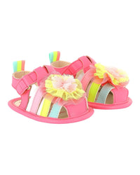 Billieblush Strap Pom Sandal