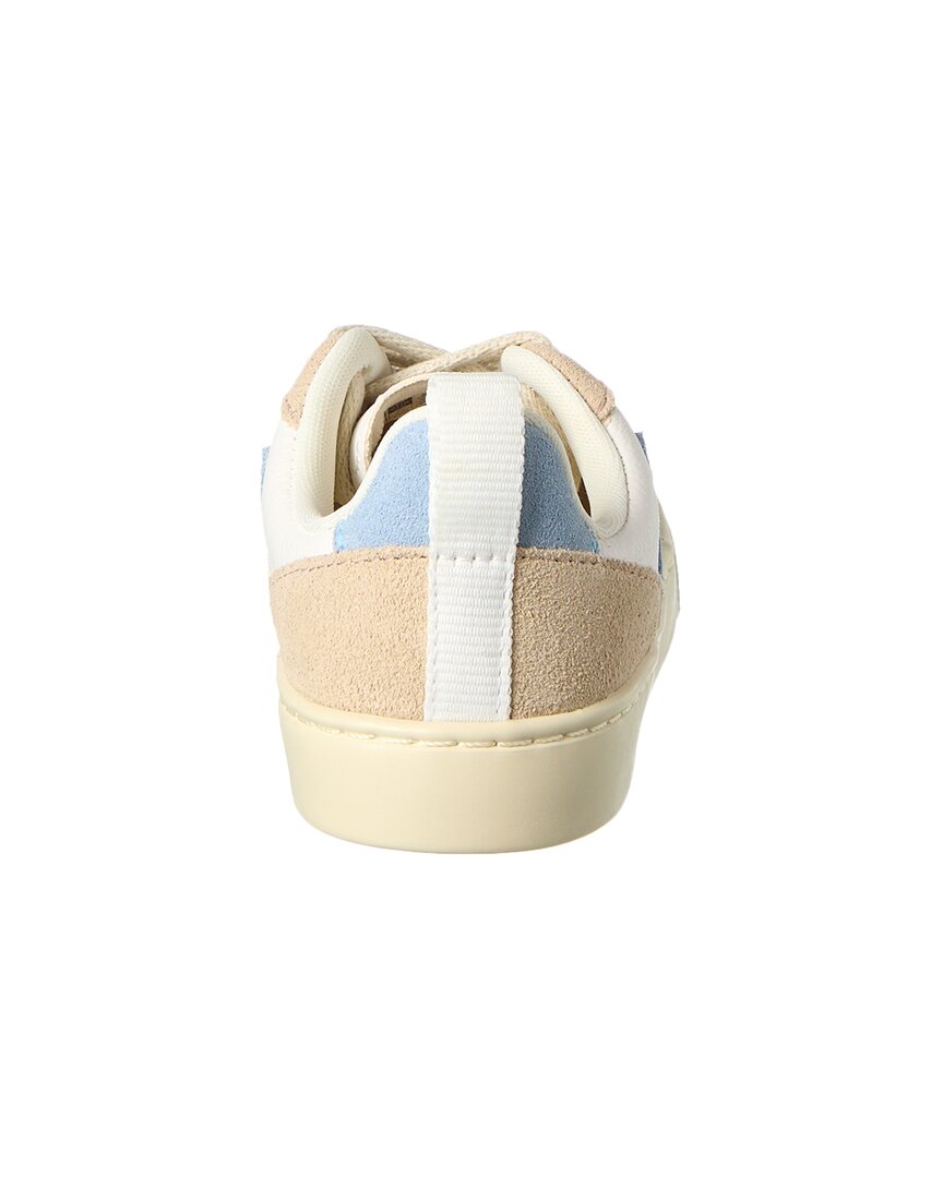 Veja Small V-10 Chromefree Leather Sneaker