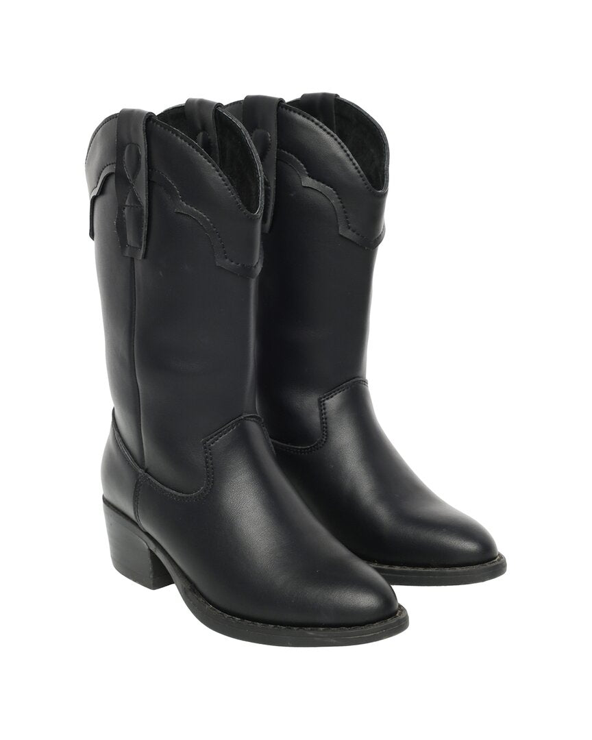 Rylee + Cru Collective Leather Western Boot