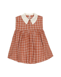 Rylee + Cru Collective Collared Babydoll Linen-Blend Dress