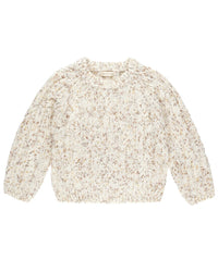 Rylee + Cru Collective Cable-Knit Sweater