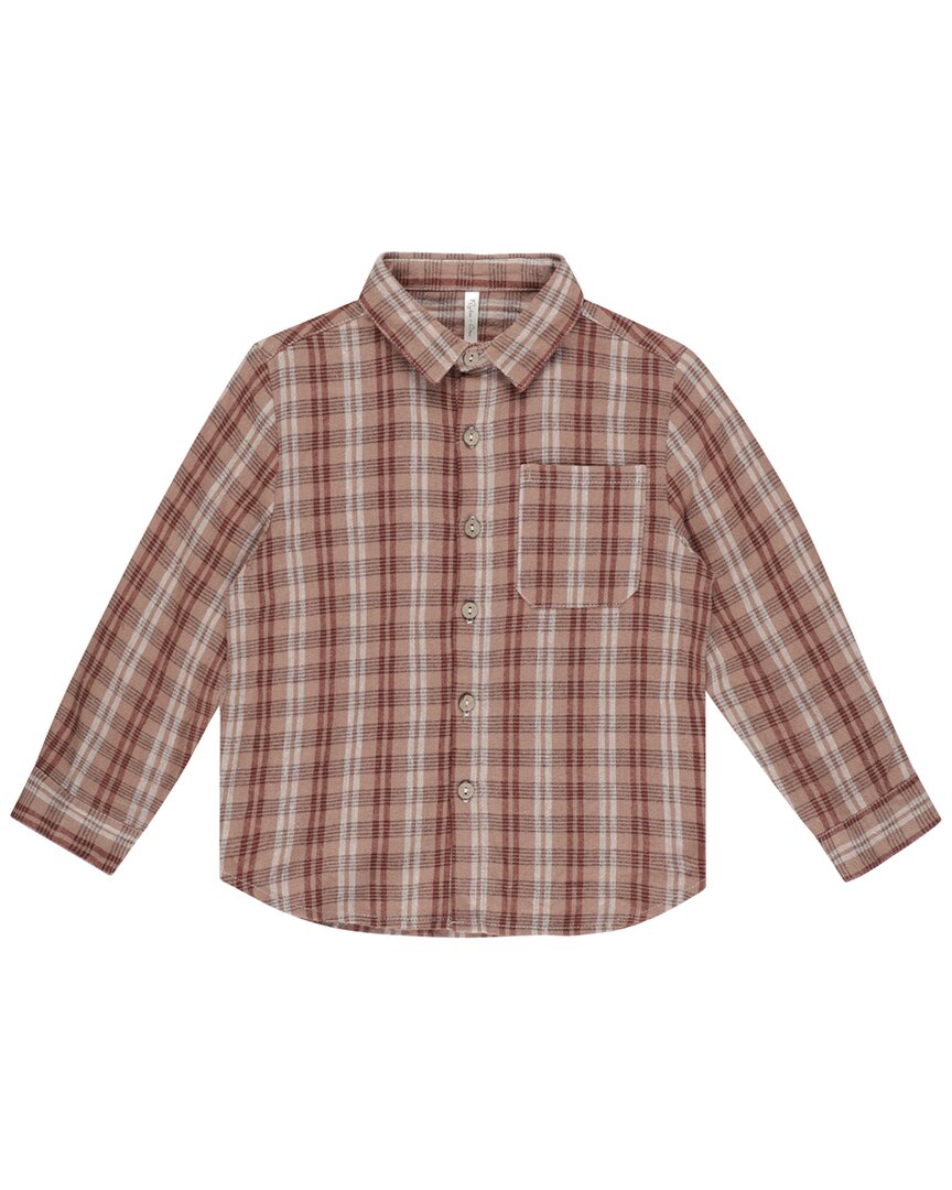 Rylee + Cru Collective Collared Linen-Blend Shirt