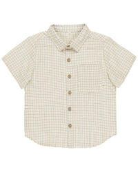 Rylee + Cru Collective Collared Linen-Blend Shirt