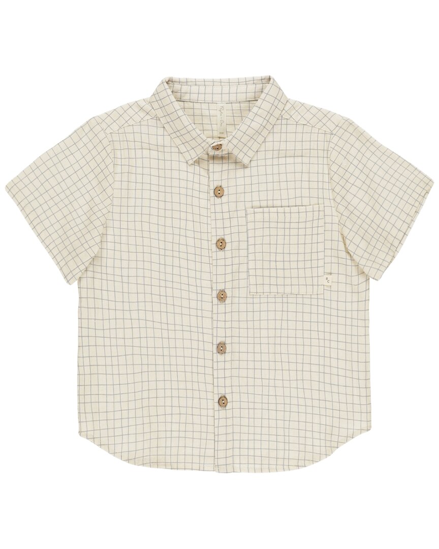 Rylee + Cru Collective Collared Linen-Blend Shirt