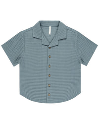 Rylee + Cru Collective Lapel Collared Shirt