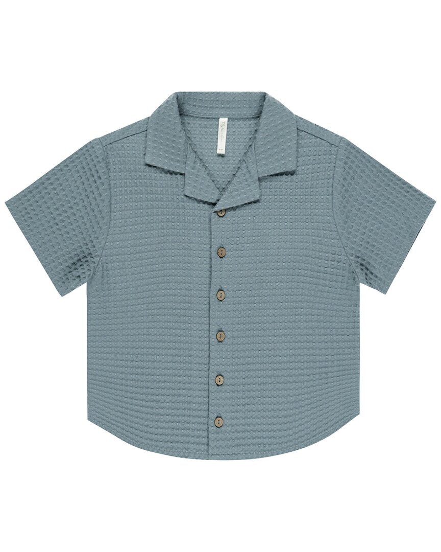 Rylee + Cru Collective Lapel Collared Shirt