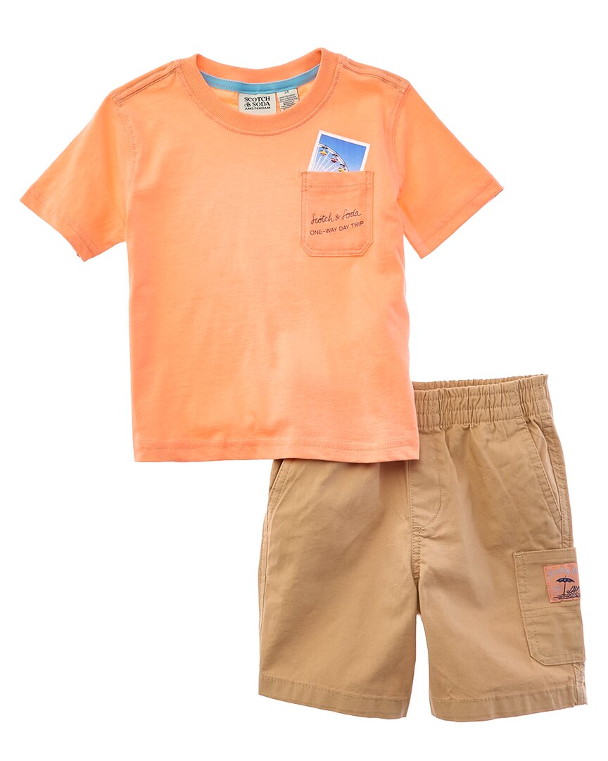 Scotch & Soda 2Pc T-Shirt & Short Set