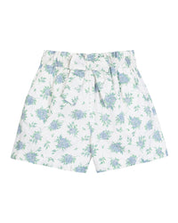 Hope & Henry Cinch Waist Linen-Blend Short