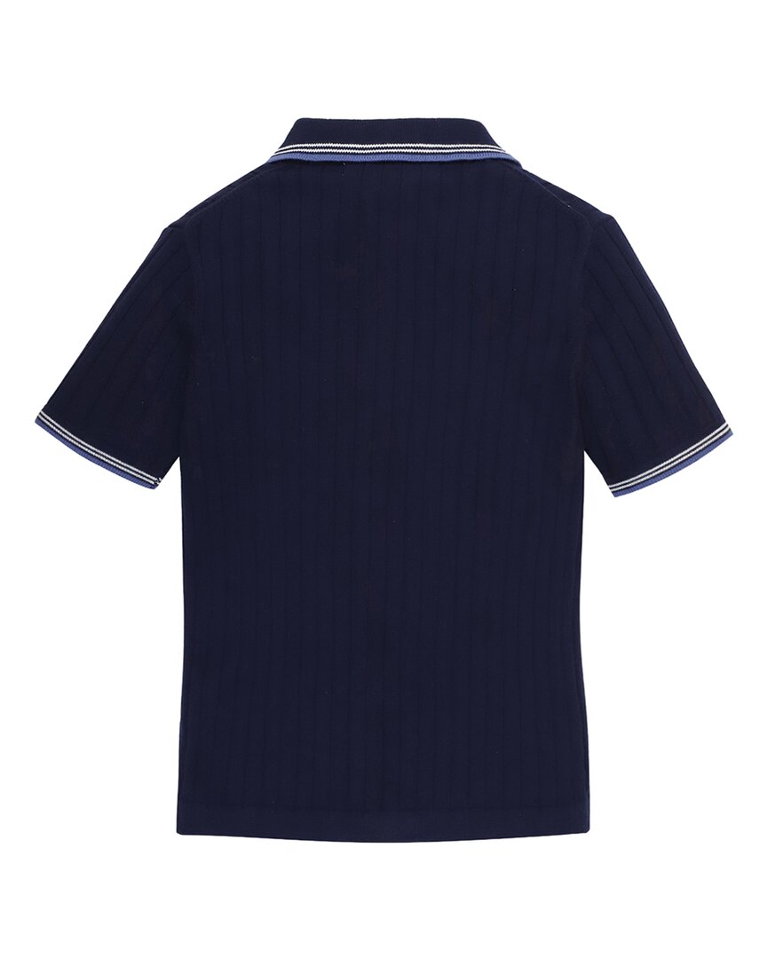 Hope & Henry Rib Sweater Polo