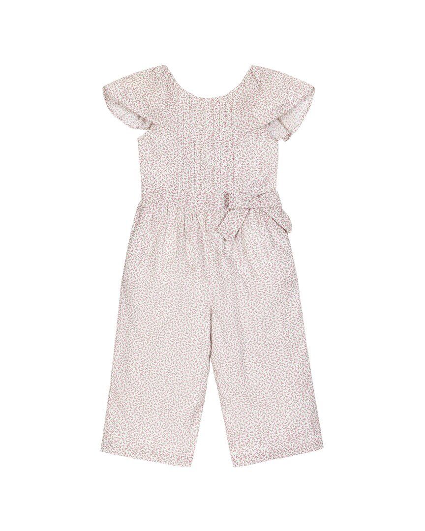 Hope & Henry Pintuck Flutter Sleeve Jumpsuit