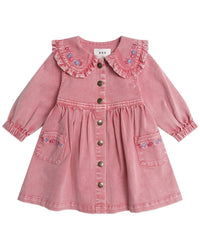 Huxbaby Huxbaby Vintage Floral Collar Dress