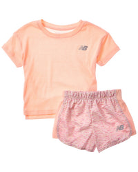 New Balance 2Pc T-Shirt & Woven Short Set