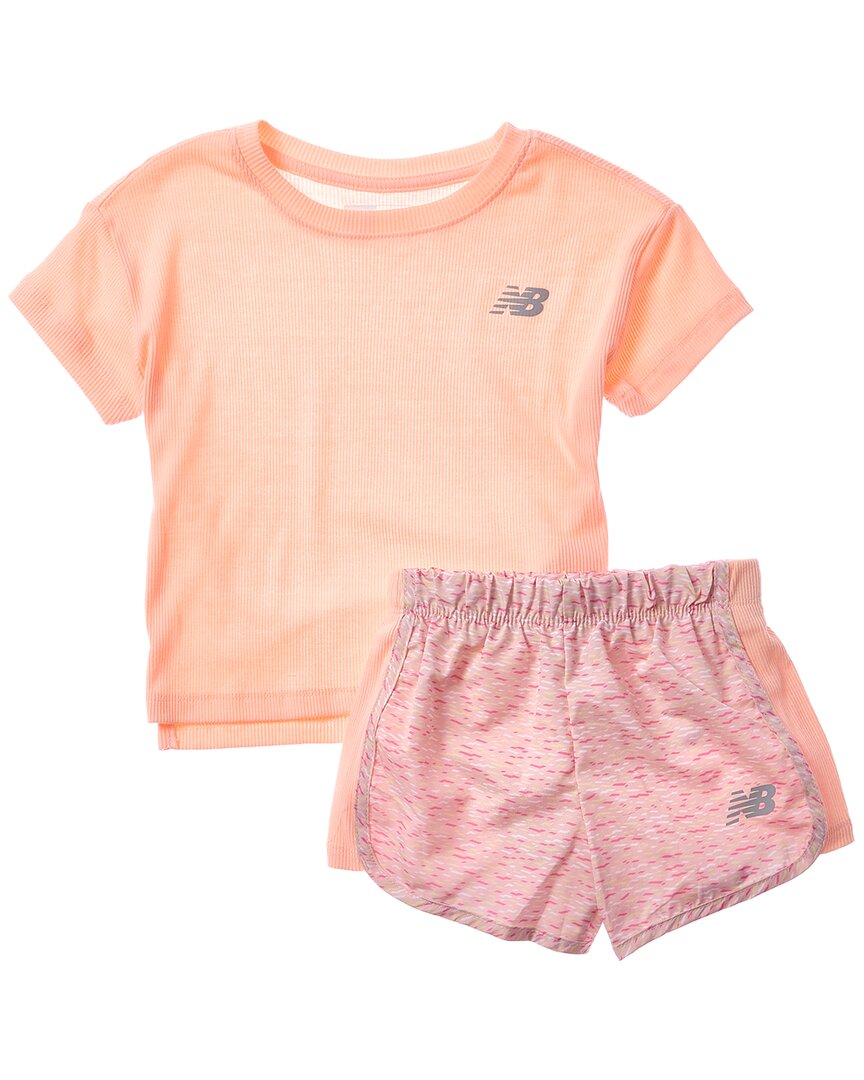 New Balance 2Pc T-Shirt & Woven Short Set