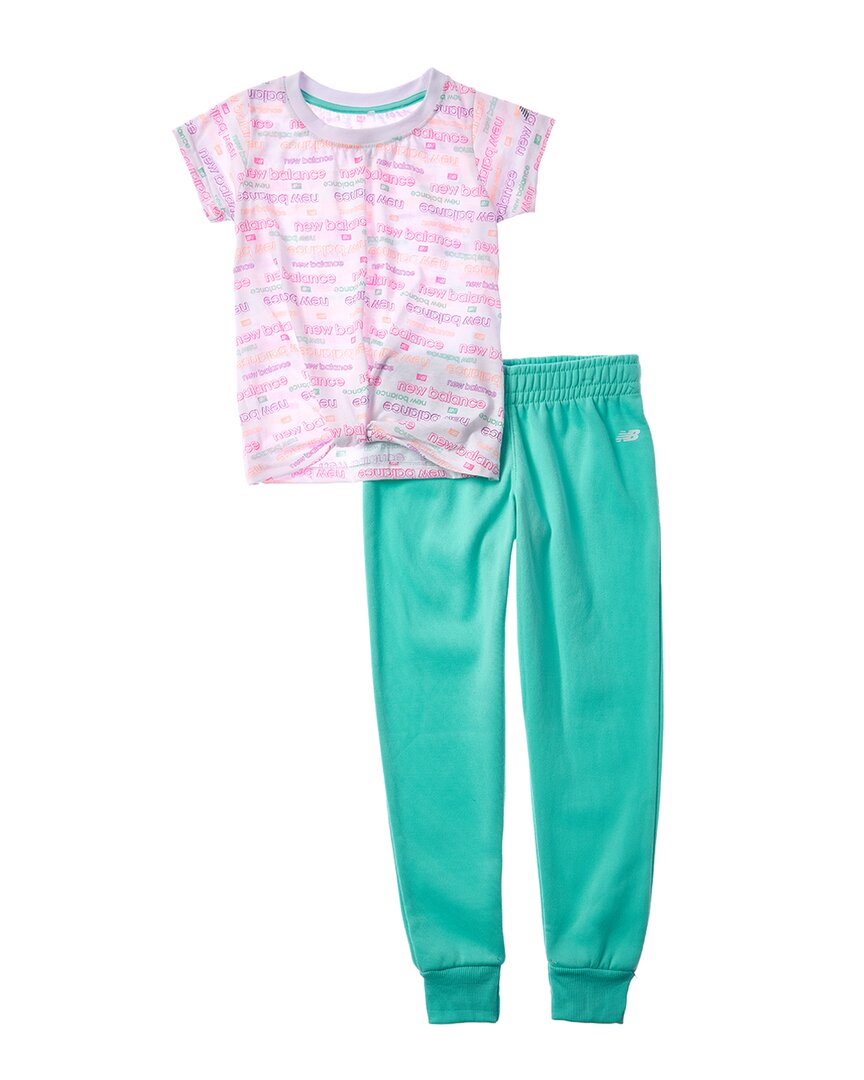 New Balance 2Pc T-Shirt & Jogger Set