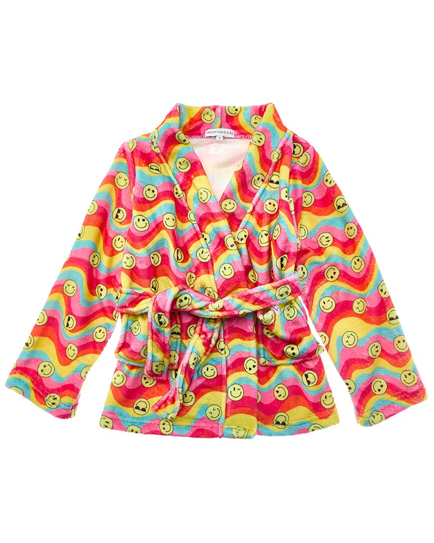 Preppygoose Groovy Smiles Plush Robe
