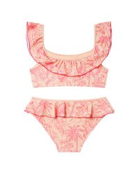 Boardies® Peach Please Ruffles Bikini