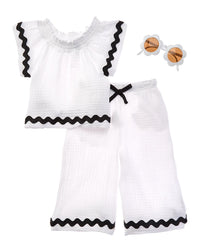 Sovereign Code 2Pc Crinkle Capri & Top Set