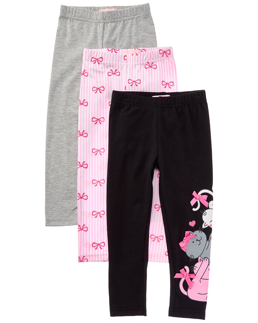 Freestyle 3Pk Coquette Kitty Legging