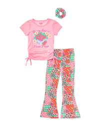 Freestyle 3Pc Berry Sweet Knit Legging Set