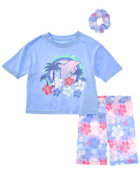 Freestyle 3Pc Vacay Mode Bike Short Set