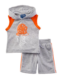 Freestyle 2Pc Basketball Sport Short Set