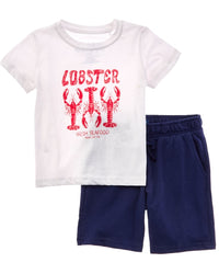 Freestyle 2Pc Lobster T-Shirt & Short Set