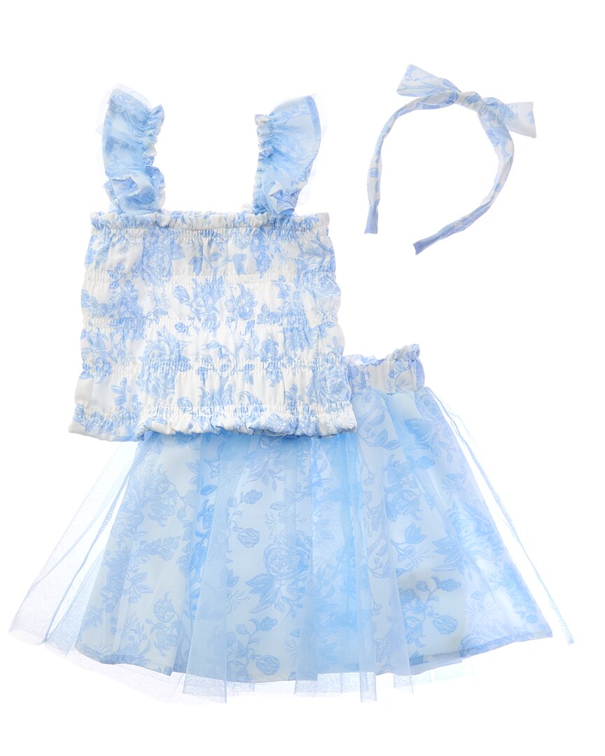 Freestyle 3Pc French Country Tulle Skirt Set