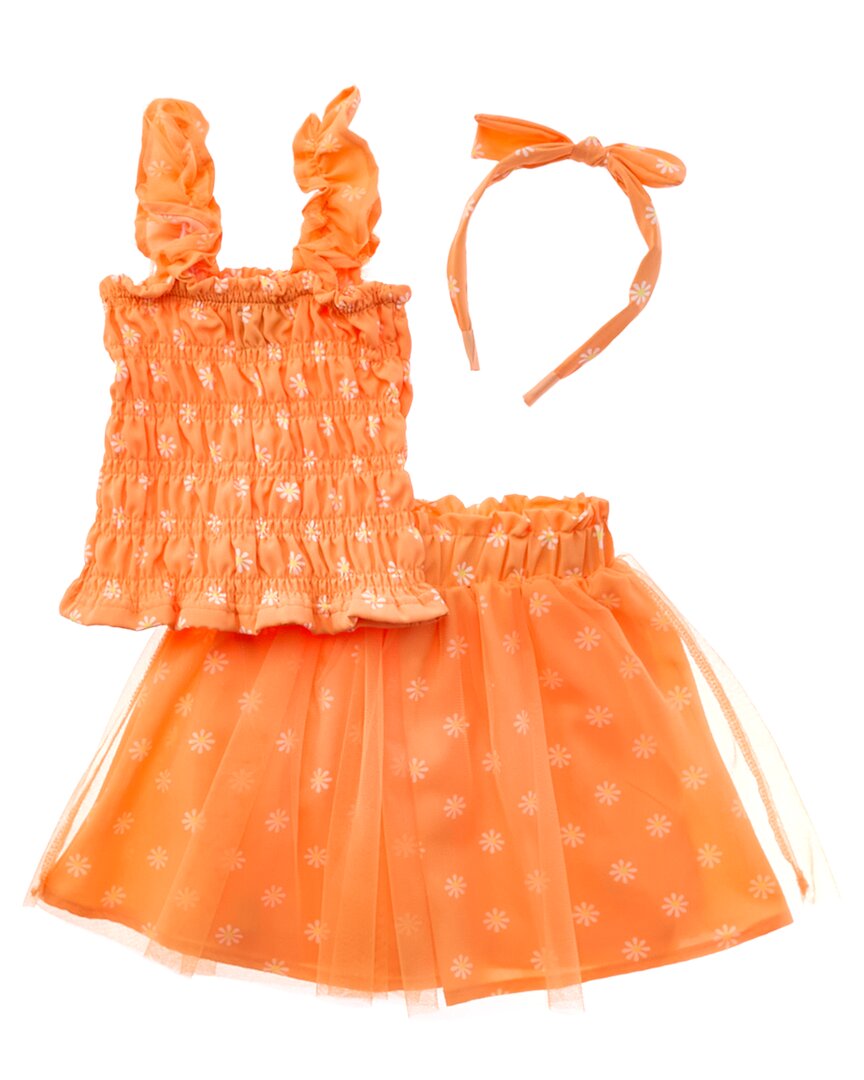 Freestyle 3Pc Summer Blossom Tulle Skirt Set