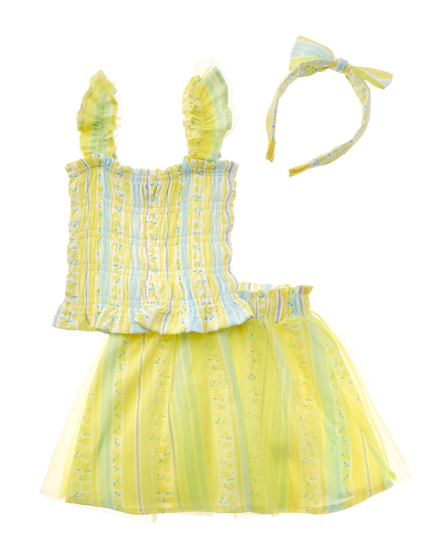 Freestyle 3Pc Wallpaper Tulle Skirt Set