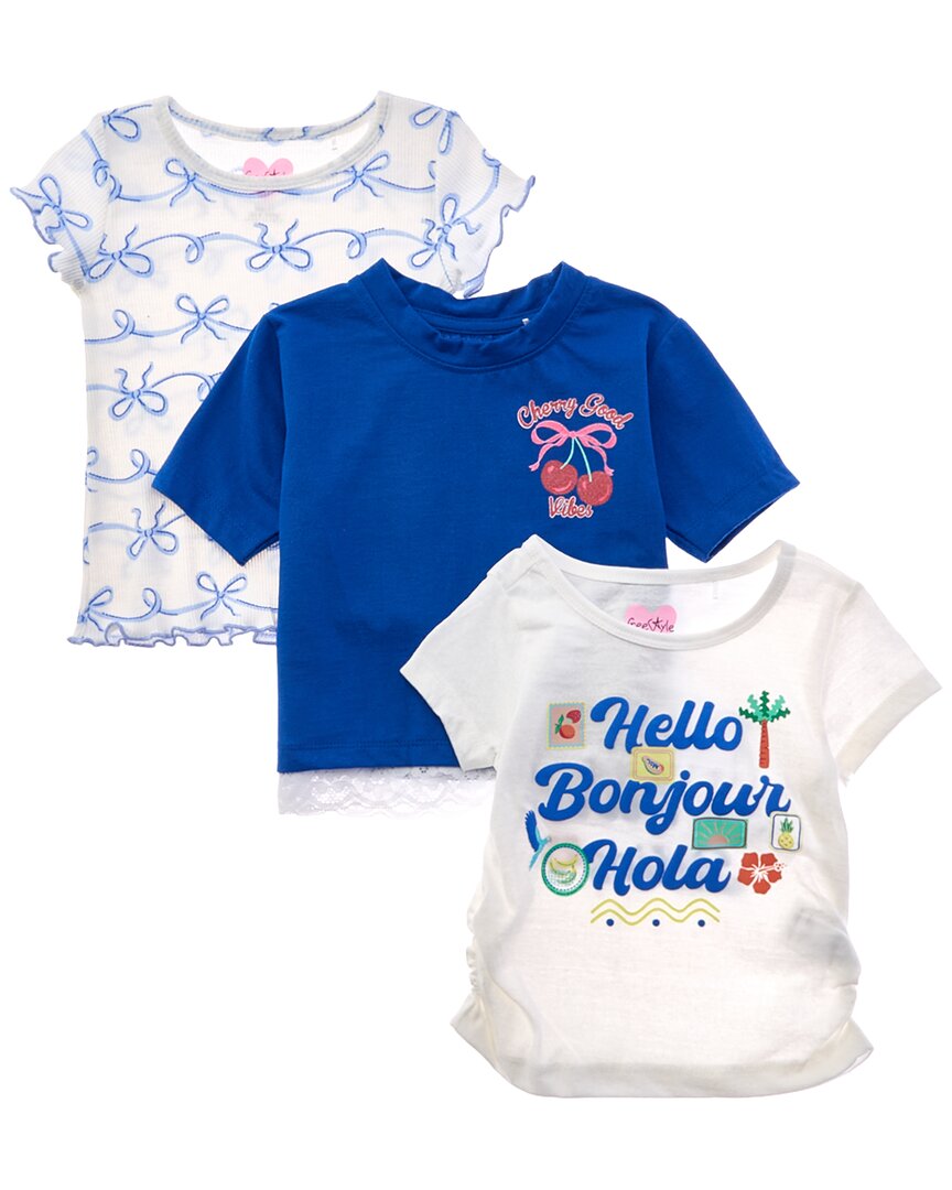 Freestyle 3Pk Summer Vacation Top