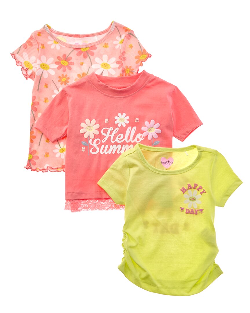 Freestyle 3Pk Busy Bee Top